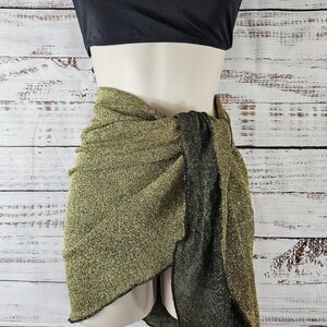 Sand dollar gold ultra sparkly sarong